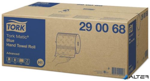 Kéztörlő, tekercses, H1 rendszer, 2 rétegű, 150 m, TORK 'Matic', kék