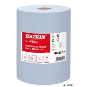   Kéztörlő, tekercses, 2 rétegű, KATRIN 'Classic XXL2', kék