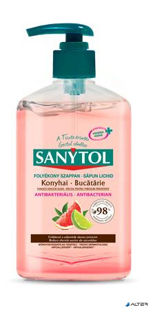 Antibakteriális folyékony szappan, 250 ml, SANYTOL 'Konyhai'