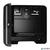 Kéztörlő adagoló, Interfold hajtogatás, H2 rendszer, Elevation, TORK "Xpress Multifold Mini", fekete