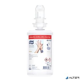   Kézfertőtlenítő gél, alkoholos, 1 l, S4 rendszer, TORK, átlátszó