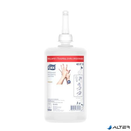 Folyékony szappan, fertőtlenítő, alkoholmentes, 1 l, S1 rendszer, TORK