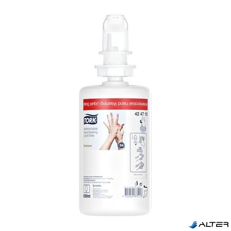 Folyékony szappan, fertőtlenítő, alkoholmentes, 1 l, S4 rendszer, TORK