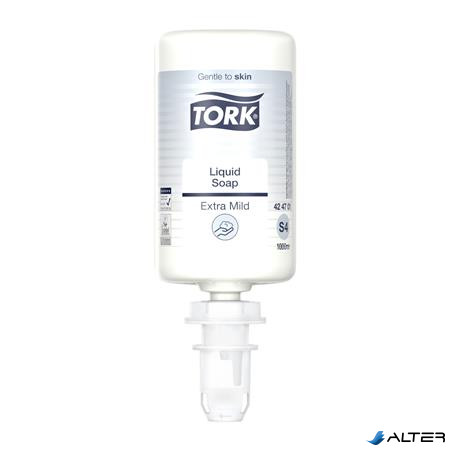 Folyékony szappan, 1 l, S4 rendszer, TORK "Érzékeny bőrre", fehér