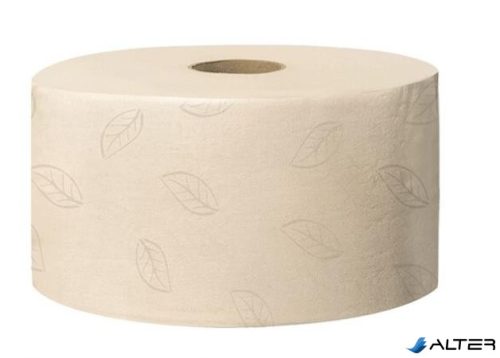 Toalettpapír, T2 rendszer, 2 rétegű, 19 cm átmérő, Advanced, TORK "Mini Jumbo", natúr