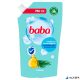 Folyékony szappan utántöltő, 750 ml, BABA, teafaolajjal