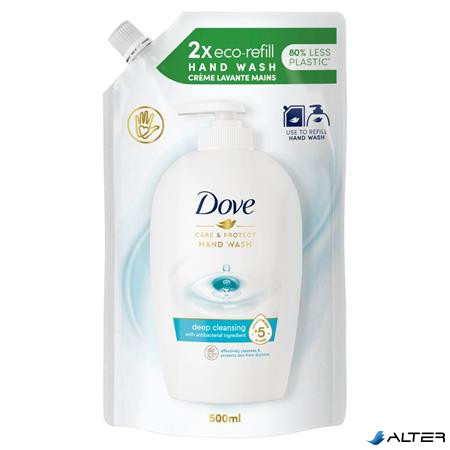 Folyékony szappan utántöltő, 500 ml, DOVE "Care&Protect"