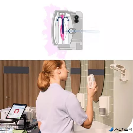 Légfrissítő adagoló, folyamatos adagolású, A3 rendszer, TORK, fehér