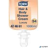 Folyékony szappan, 1 l, S4 rendszer, TORK "Luxury", tusoláshoz és hajmosáshoz