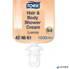 Folyékony szappan, 1 l, S4 rendszer, TORK "Luxury", tusoláshoz és hajmosáshoz