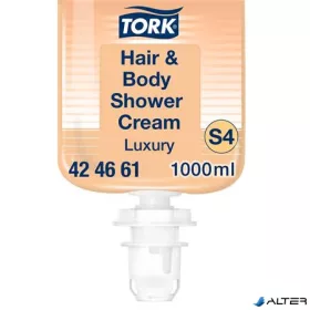   Folyékony szappan, 1 l, S4 rendszer, TORK "Luxury", tusoláshoz és hajmosáshoz