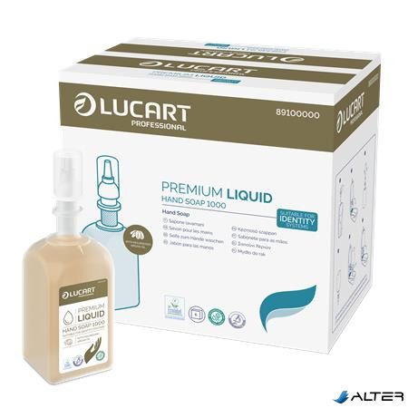 Folyékony szappan, utántöltő, 1 liter, LUCART "IDENTITY Premium", meleg narancs
