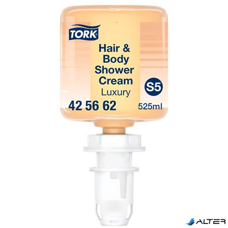 Krémtusfürdő és sampon, 0,525 l, S5 rendszer, Premium, TORK "Mini Luxus", borostyán