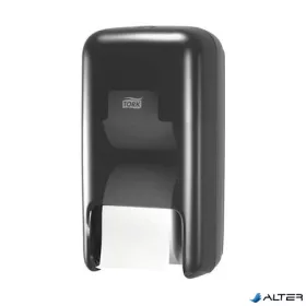   Toalettpapír adagoló, belsőmag nélküli, duplatekercses, T7 rendszer, TORK "OptiServe", fekete