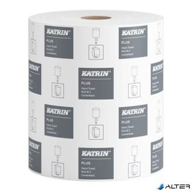   Kéztörlő, tekercses, 2 rétegű, KATRIN, "Plus M/100", hófehér