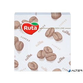   Szalvéta, 1/4 hajtogatott, 2 rétegű, 24x24 cm, 40 db, RUTA "Coffee"