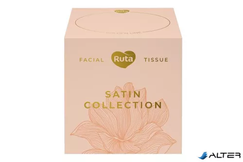 Kozmetikai kendő, 2 rétegű, 80 db, RUTA "Satin Collection"