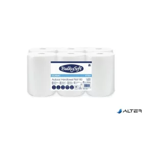  Kéztörlő, tekercses, 15,5 cm átmérő, 2 rétegű, BULKYSOFT "Universal System", hófehér