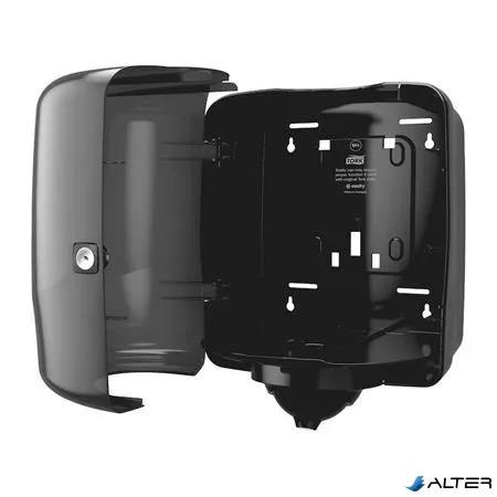 Kéztörlő adagoló, belsőmag-adagolás, laponkénti, M4 rendszer, TORK "Reflex", fekete