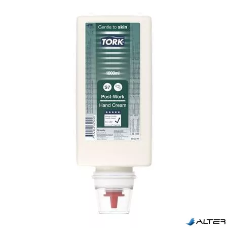 Kézkrém, munkavégzés utáni, 1 l, S7 rendszer, TORK