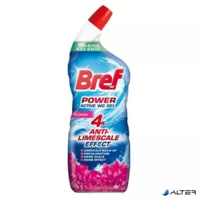 WC-tisztítógél, 750 ml, BREF, virág