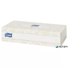   Kozmetikai kendő, 2 rétegű, F1 rendszer, TORK 'Extra Soft', fehér