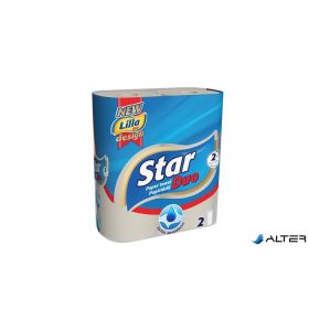  Háztartási papírtörlő, 2 rétegű, 2 tekercses, "Star Duo"