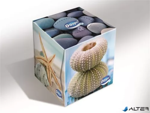 Papír zsebkendő, 3 rétegű, 54 db, OOOPS