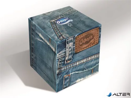 Papír zsebkendő, 3 rétegű, 54 db, OOOPS