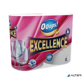   Háztartási papírtörlő, 3 rétegű, 2 tekercses, OOOPS 'Excellence'