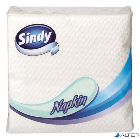 Szalvéta, 45 lap, "Sindy", fehér