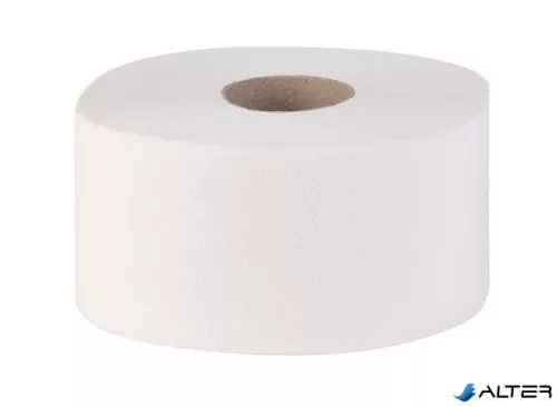 Toalettpapír, 2 rétegű, 19 cm átmérő, VICTORIA HYGIENE, "Fine Mini Jumbo", fehér