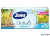Papír zsebkendő, 3 rétegű, 10x10 db, ZEWA "Deluxe", illatmentes