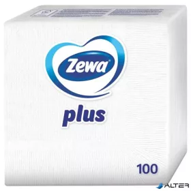 Szalvéta, 100 db-os, ZEWA, fehér