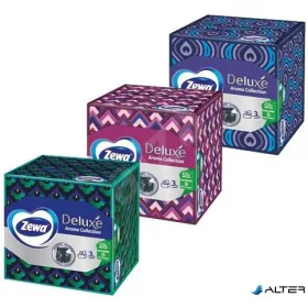   Papír zsebkendő, 3 rétegű, 60 db, ZEWA "Aroma Collection"