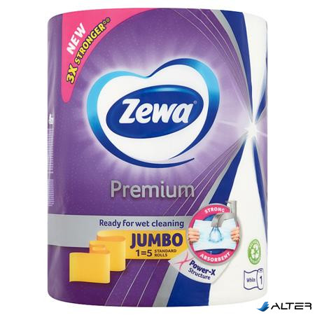 Kéztörlő, tekercses, 230 lap, ZEWA 'Premium Jumbo'