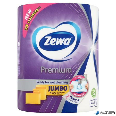 Kéztörlő, tekercses, 230 lap, ZEWA "Premium Jumbo"