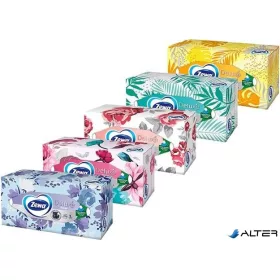   Papír zsebkendő, 3 rétegű, 150 db, ZEWA "Deluxe", illatmentes