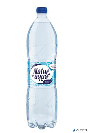 Ásványvíz, szénsavas, NATUR AQUA, 1,5 l