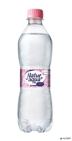 Ásványvíz, szénsavmentes, NATUR AQUA, 0,5 l