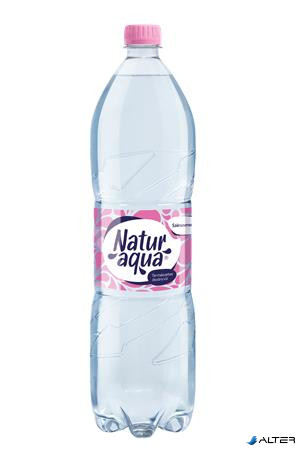 Ásványvíz, szénsavmentes, NATUR AQUA, 1,5 l