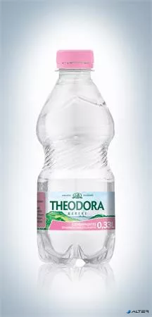 Ásványvíz, szénsavmentes, pet palack, THEODORA, 0,33 l "Kereki"