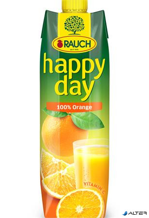 Gyümölcslé, 100%, 1 l, RAUCH 'Happy day', narancs