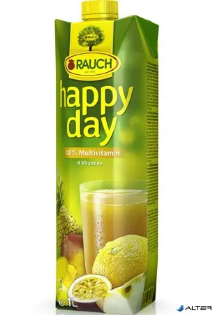 Gyümölcslé, 100%, 1 l, RAUCH 'Happy day', multivitamin