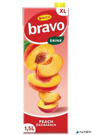 Gyümölcsital, 25%, 1,5 l, RAUCH "Bravo", őszibarack
