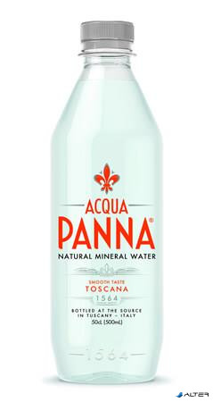 Ásványvíz, szénsavmentes, pet palack,  ACQUA PANNA,  0,5 l