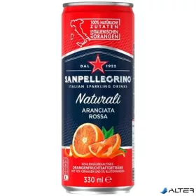   Üdítőital, szénsavas, 0,33 l, SAN PELLEGRINO, vérnarancs