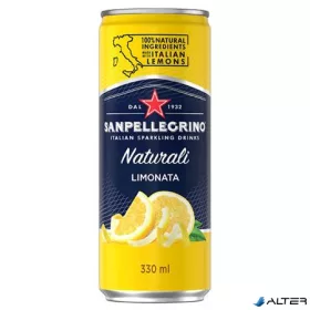 Üdítőital, szénsavas, 0,33 l, SAN PELLEGRINO, citrom