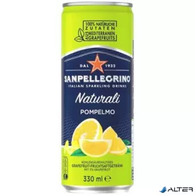 Üdítőital, szénsavas, 0,33 l, SAN PELLEGRINO, grapefruit