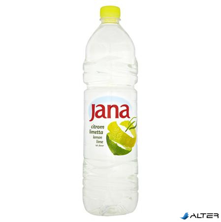 Ásványvíz, ízesített, JANA, 1,5 l, citrom-limetta